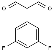 2-(3,5-DIFLUOROPHENYL)MALONDIALDEHYDE
 Struktur