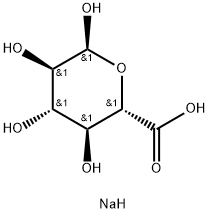 D-GLUCURONIC ACID SODIUM SALT MONOHYDRATE Struktur