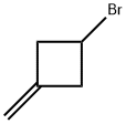 Cyclobutane, 1-bromo-3-methylene- (7CI,8CI,9CI) Struktur