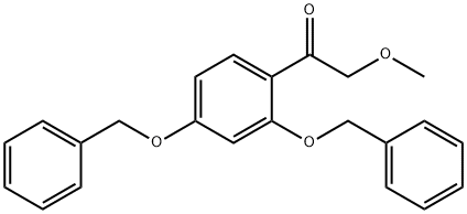 1-[2,4-Bis(phenylmethoxy)phenyl]-2-methoxyethanone Struktur