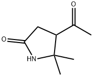 2-Pyrrolidinone, 4-acetyl-5,5-dimethyl- (9CI) Struktur