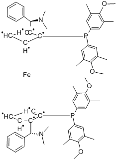 (ALPHAR,ALPHAR)-1,1'-BIS[ALPHA-(DIMETHYLAMINO)BENZYL]-(S,S)-2,2'-BIS[BIS(4-METHOXY-3,5-DIMETHYLPHENYL)PHOSPHINO]FERROCENE price.