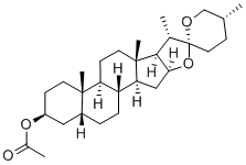 SMILAGENIN ACETATE