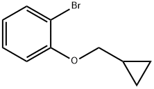 1-Bromo-2-(cyclopropylmethoxy)benzene Struktur