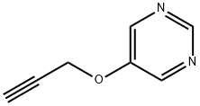 Pyrimidine, 5-(2-propynyloxy)- (9CI) Struktur