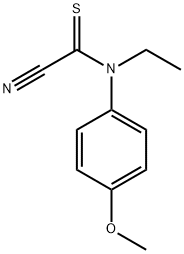 p-Formanisidide,  1-cyano-N-ethylthio-  (7CI,8CI) Struktur