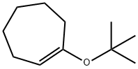 1-(1,1-Dimethylethoxy)-1-cycloheptene Struktur