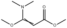 3-(Dimethylamino)-3-methoxyacrylic acid methyl ester Struktur