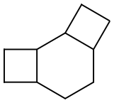 Tricyclo[6.2.0.02,5]decane Struktur