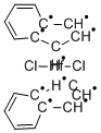 BIS(INDENYL)HALFNIUM(IV) DICHLORIDE Struktur