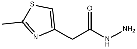 (2-METHYL-THIAZOL-4-YL)ACETIC ACID HYDRAZIDE Struktur