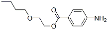 2-butoxyethyl 4-aminobenzoate  Struktur