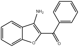 (3-AMINO-1-BENZOFURAN-2-YL)(PHENYL)METHANONE Struktur