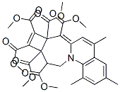 10,11-Dihydro-1,3,5-trimethylcyclobut[4,5]azepino[1,2-a]quinoline-7,7a,8,9,9a,10-hexacarboxylic acid hexamethyl ester Struktur