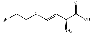 [S-(E)]-2-amino-4-(2-aminoethoxy)-3-butenoic acid Structure