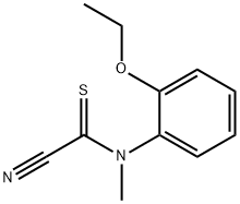 o-Formophenetidide,  1-cyano-N-methylthio-  (7CI,8CI) Struktur