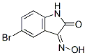 (3Z)-5-BROMO-1H-INDOLE-2,3-DIONE 3-OXIME Struktur