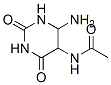 Acetamide,  N-(4-aminohexahydro-2,6-dioxo-5-pyrimidinyl)- Struktur