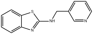 N-(pyridin-3-ylmethyl)-1,3-benzothiazol-2-amine Struktur