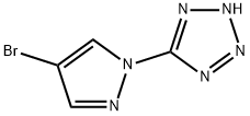 5-(4-BROMO-1H-PYRAZOL-1-YL)-1H-TETRAZOLE Struktur