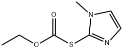 O-ethyl S-(1-methyl-1H-imidazol-2-yl) thiocarbonate Struktur