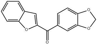 Benzo[1,3]dioxol-5-yl-benzofuran-2-yl-methanone Struktur