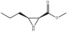 2-Aziridinecarboxylicacid,3-propyl-,methylester,(2S,3S)-(9CI) Struktur