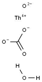 THORIUM (IV) CARBONATE OXIDE MONOHYDRATE Struktur