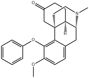 4-Phenoxy-6-oxo-levoMethorphan Struktur