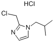 2-CHLOROMETHYL-1-ISOBUTYLIMIDAZOLE HCL Struktur