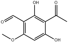 Benzaldehyde, 3-acetyl-2,4-dihydroxy-6-methoxy- (9CI) Struktur