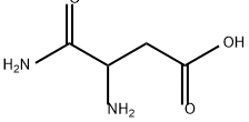 3,4-Diamino-4-oxobutyric acid Struktur