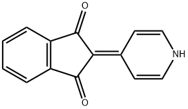 2-[Pyridin-4(1H)-ylidene]-1H-indene-1,3(2H)-dione Struktur