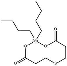 2,2-Dibutyl-1,3,7,2-dioxathiastannecane-4,10-dione Struktur