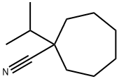 Cycloheptanecarbonitrile, 1-(1-methylethyl)- (9CI) Struktur