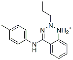 2-n-propyl-4-4-tolylamino-1,2,3-benzotriazinium Struktur