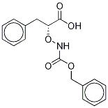 (R)-α-[[[(PhenylMethoxy)carbonyl]aMino]oxy]-benzenepropanoic Acid Struktur