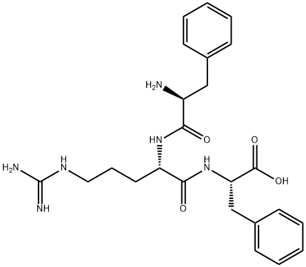 phenylalanyl-arginyl-phenylalanine Struktur