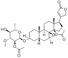 acetyltanghinin Struktur