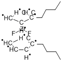 BIS(BUTYLCYCLOPENTADIENYL)DIFLUOROZIRCONIUM (IV) Struktur