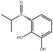 1,2-Benzenediol, 3-[(S)-(1-methylethyl)sulfinyl]- (9CI) Struktur