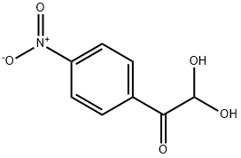 4-NITROPHENYLGLYOXAL HYDRATE Struktur