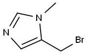 5-(BROMOMETHYL)-1-METHYL-1H-IMIDAZOLE,97% Struktur