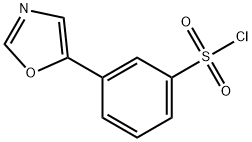 3-(1,3-OXAZOL-5-YL)BENZENESULFONYL CHLORIDE, 95+% Struktur