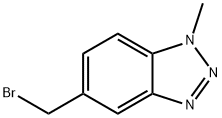 5-(BROMOMETHYL)-1-METHYL-1H-1,2,3-BENZOTRIAZOLE Struktur