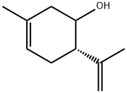 3-Cyclohexen-1-ol, 3-methyl-6-(1-methylethenyl)-, (6S)- (9CI) Struktur