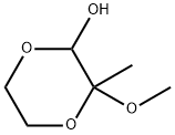 1,4-Dioxan-2-ol, 3-methoxy-3-methyl- (9CI) Struktur