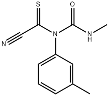 Urea,  1-(cyanothioformyl)-3-methyl-1-m-tolyl-  (7CI,8CI) Struktur