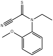 o-Formanisidide,  1-cyano-N-ethylthio-  (7CI,8CI) Struktur