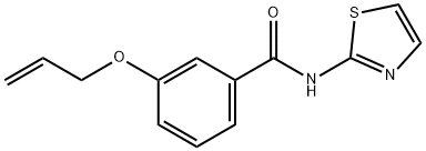 Benzamide, 3-(2-propenyloxy)-N-2-thiazolyl- (9CI) Struktur